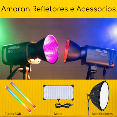 Detalhes do produto Linha AMARAN - Refletores e Acessórios