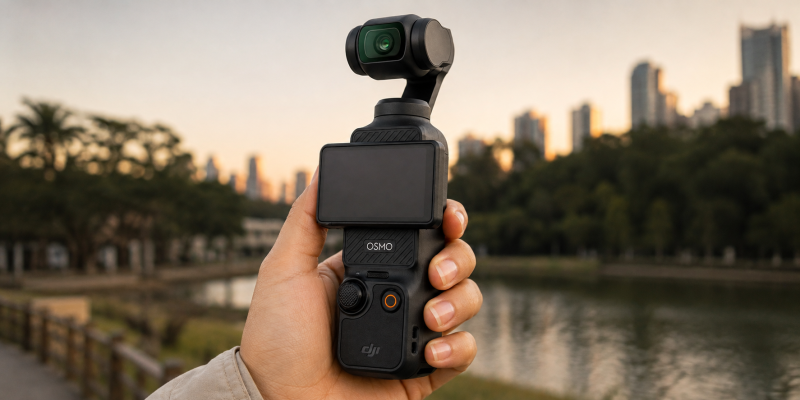 DJI Osmo Pocket 3 para Vídeo e Vlog: Recursos, Vantagens e Desempenho