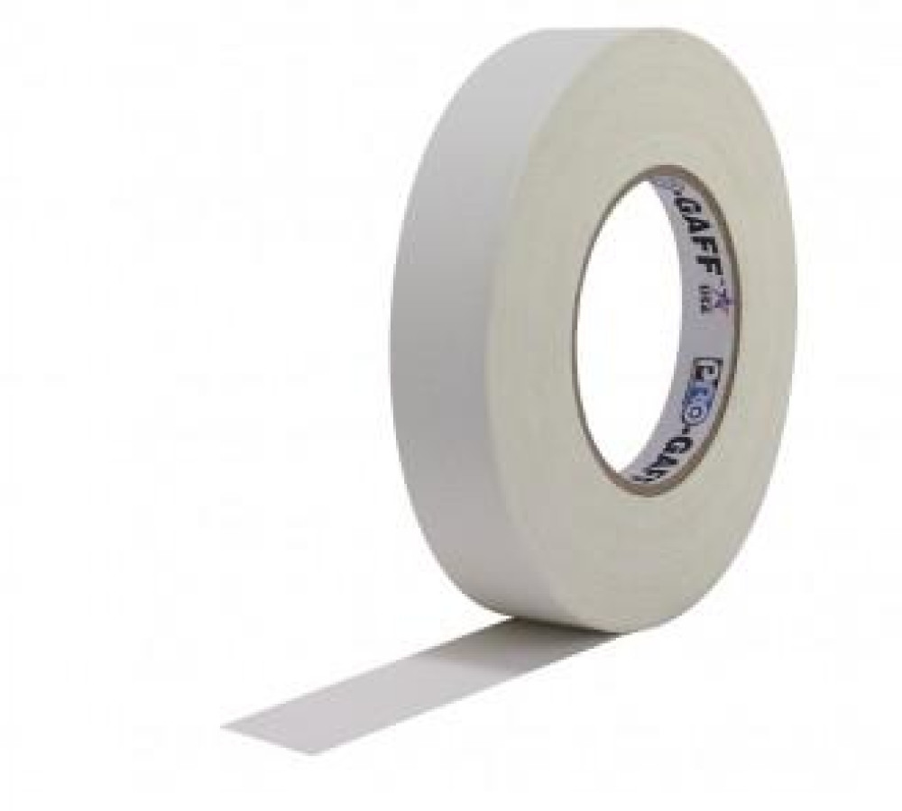 Fita de Tecido Gaffer Tape 2,5cm x 25m Branco - Foto 0