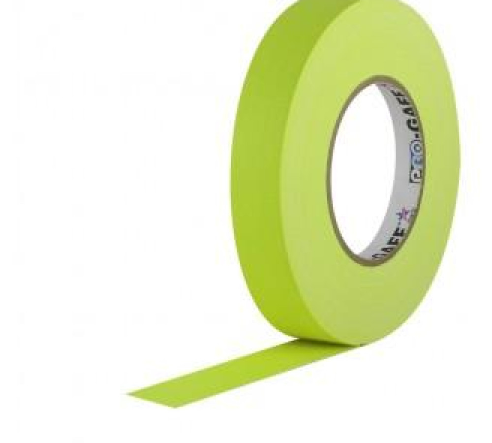 Fita de Tecido Gaffer Tape 2,5cm x 50m Amarelo FL - Foto 0