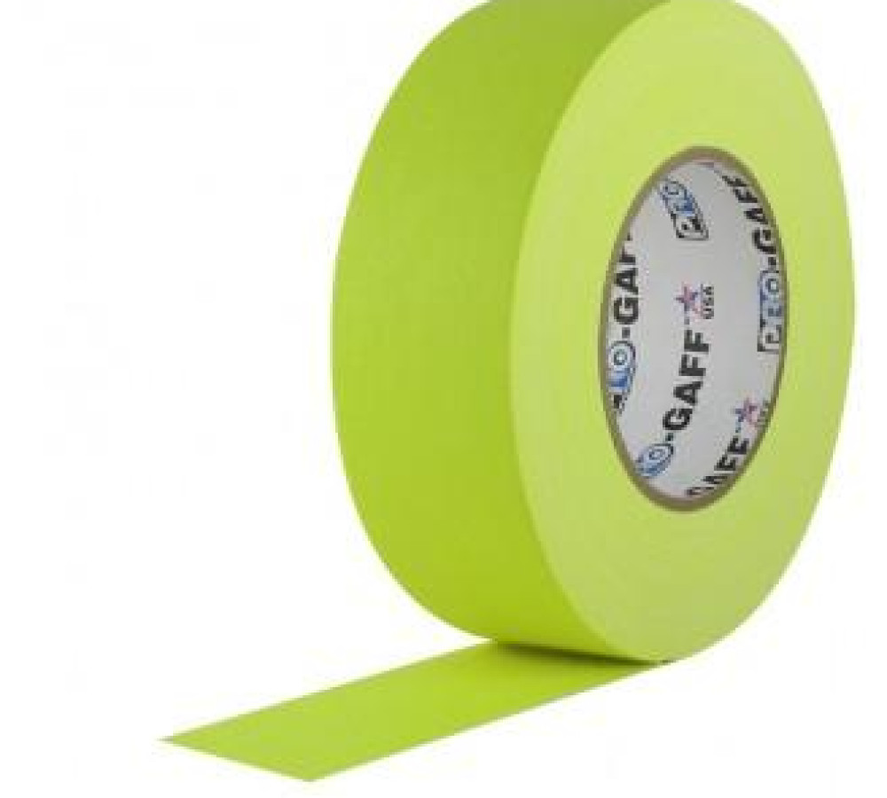 Fita de Tecido Gaffer Tape 5cm x 25m Amarelo FL - Foto 0