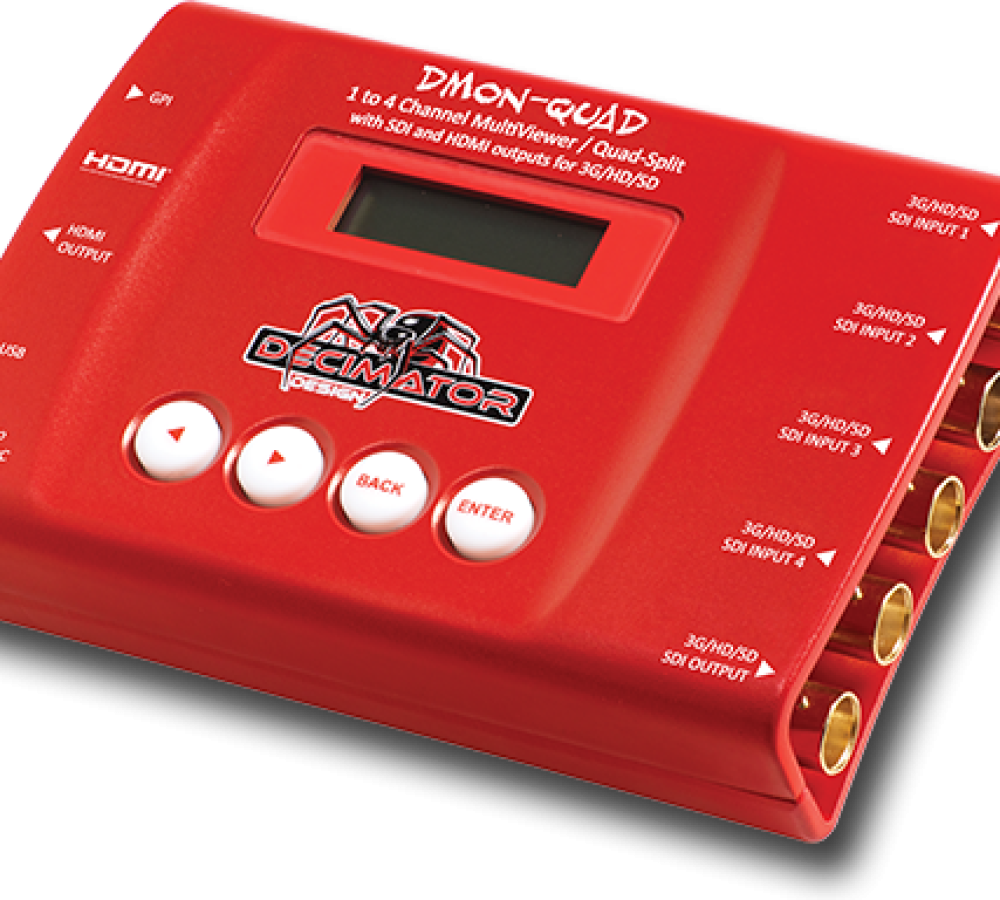 MULTIVIEWER DMON-QUAD 4 Canais 3G-SDI - DECIMATOR  - Foto 0