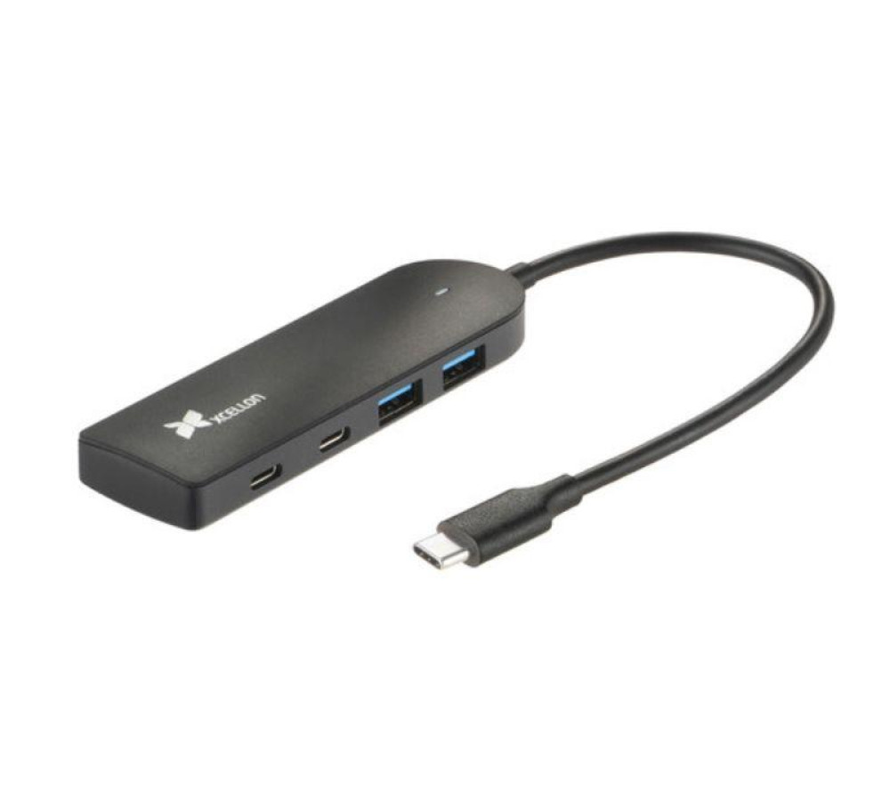 HUB ADAPTADOR USB-C PARA USB-C E USB 4 PORTAS - XCELLON - Foto 0