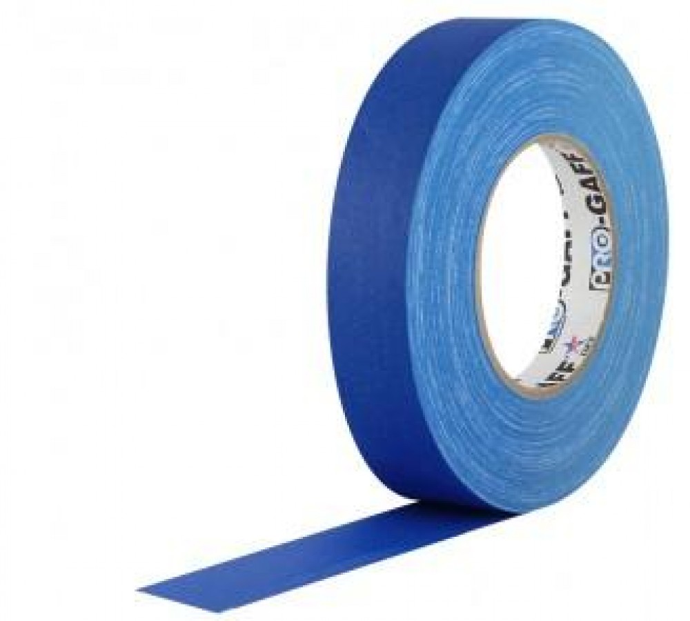 Fita de Tecido Gaffer Tape 2,5cm x 25m Azul - Foto 0