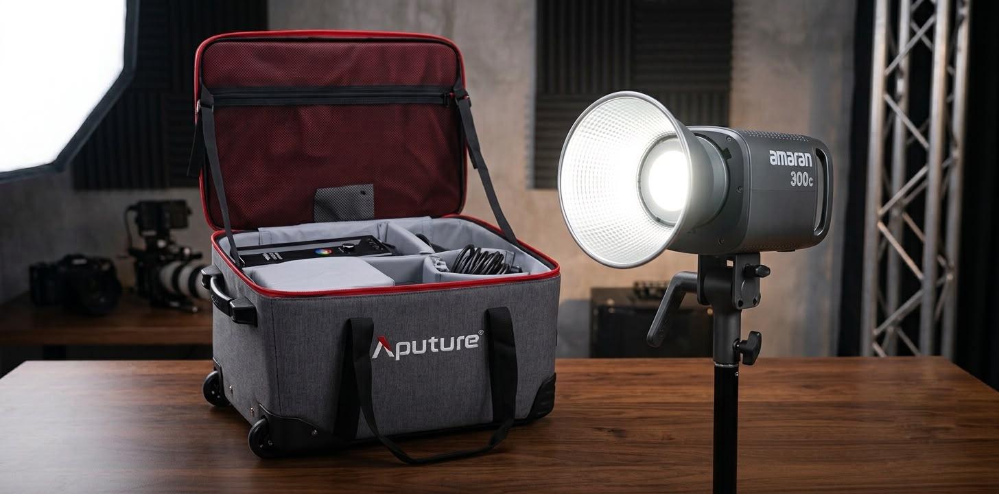 Aputure 300c, 150d, 150x e Amaran 150c: Iluminação LED Profissional para Vídeo, Cinema e Fotografia